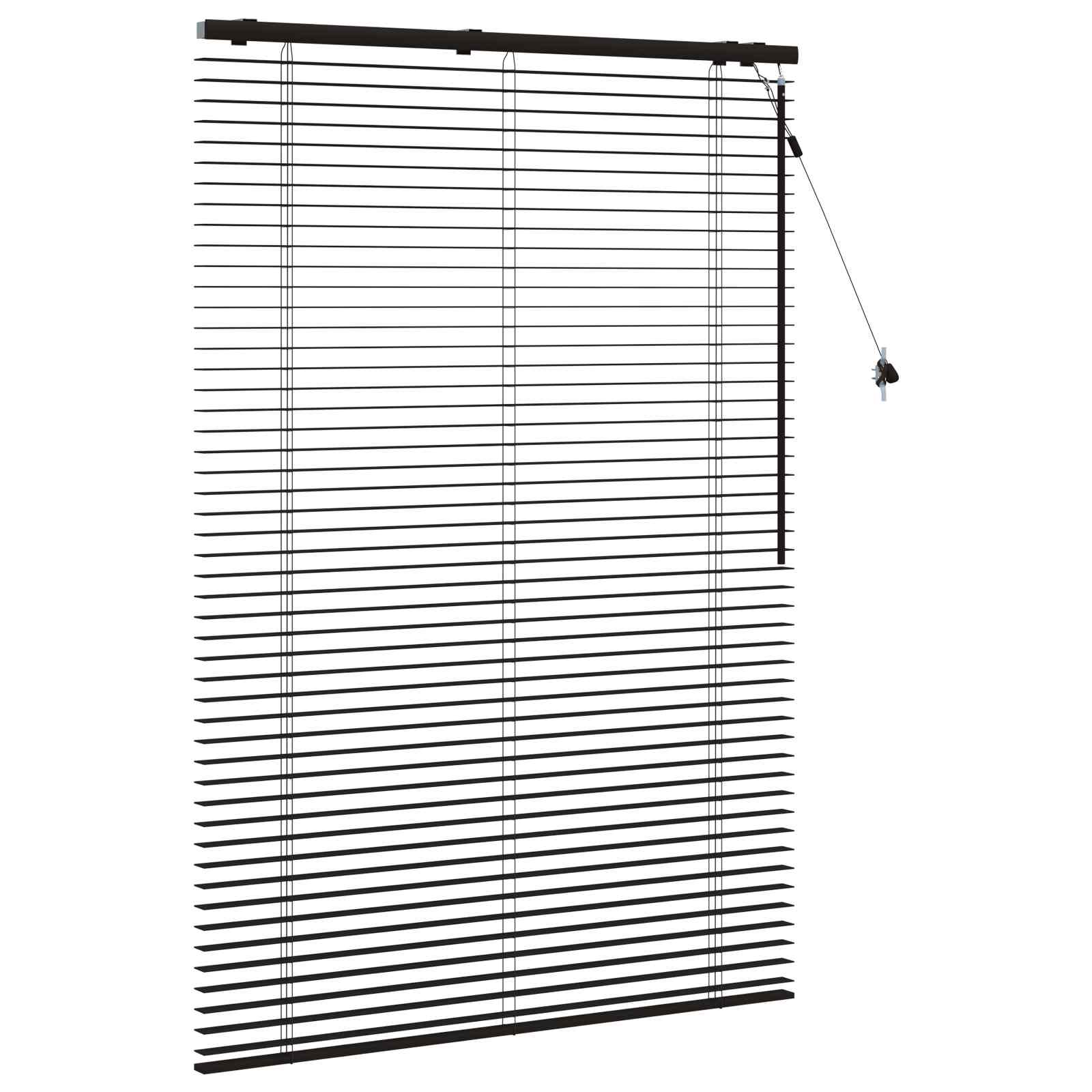 Βενετσιάνικη Σκίαση Σκούρο Καφέ 120 x 160 cm 35 mm - Pakobazaar