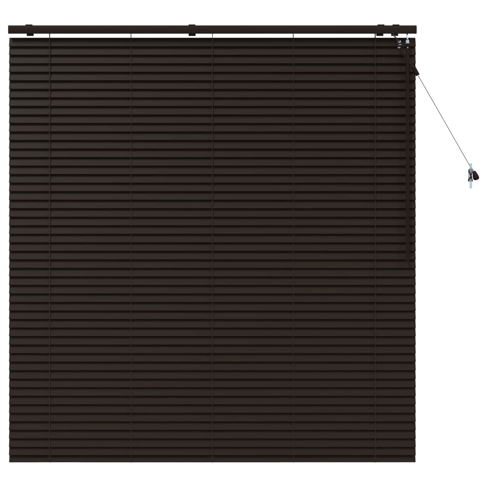 Βενετσιάνικη Σκίαση Σκούρο Καφέ 150 x 160 cm 35 mm - Pakobazaar