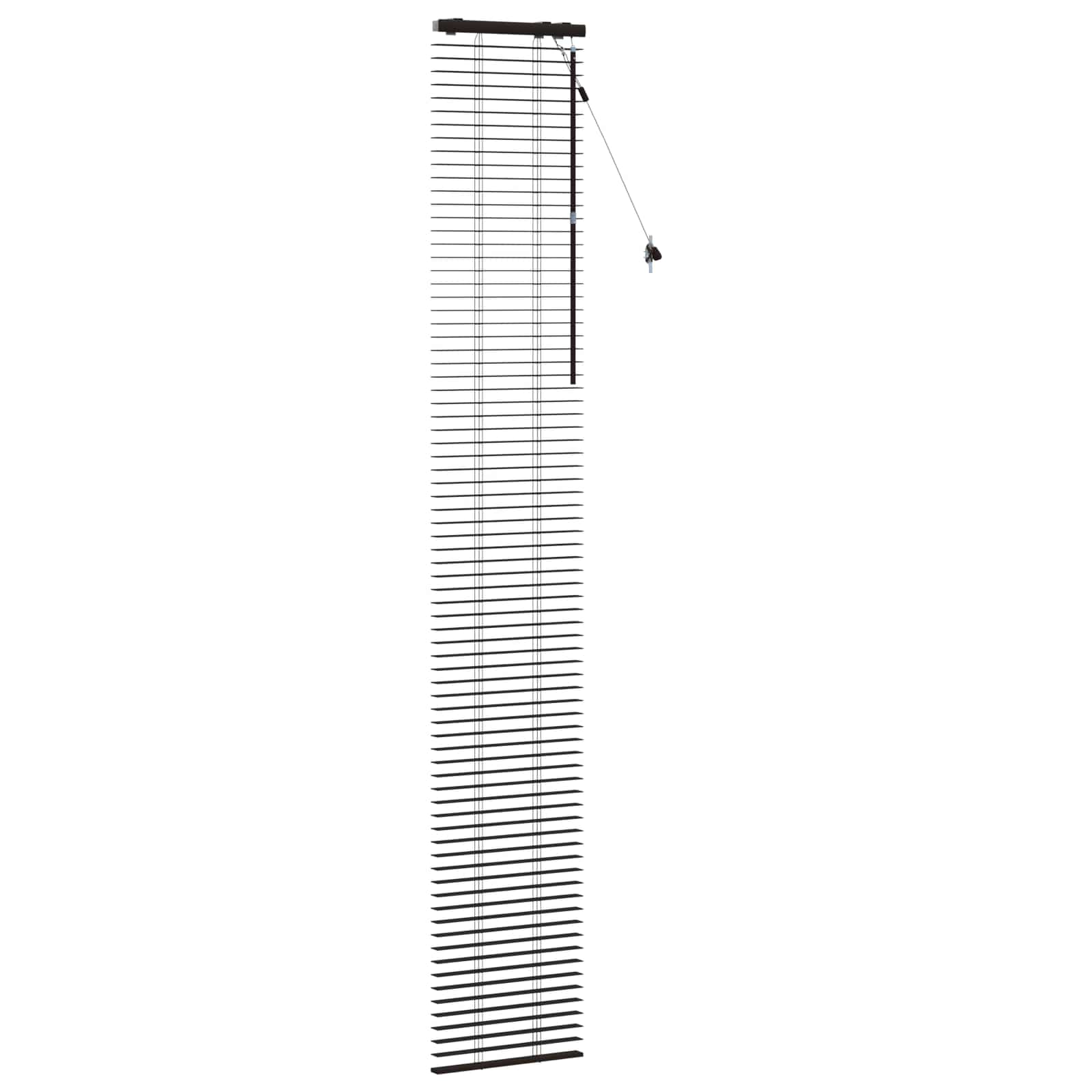Βενετσιάνικη Σκίαση Σκούρο Καφέ 40 x 250 εκ. 35 mm - Pakobazaar