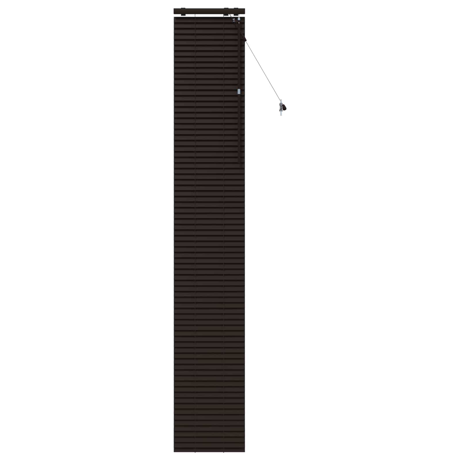Βενετσιάνικη Σκίαση Σκούρο Καφέ 45 x 250 εκ. 35 mm