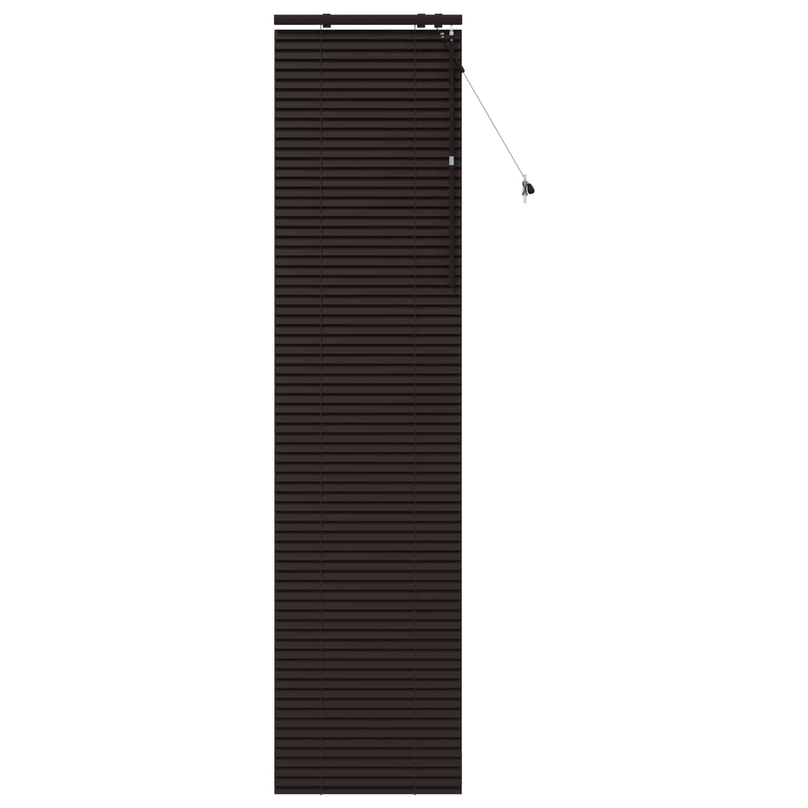 Βενετσιάνικη Σκίαση Σκούρο Καφέ 60 x 250 εκ. 35 mm - Pakobazaar