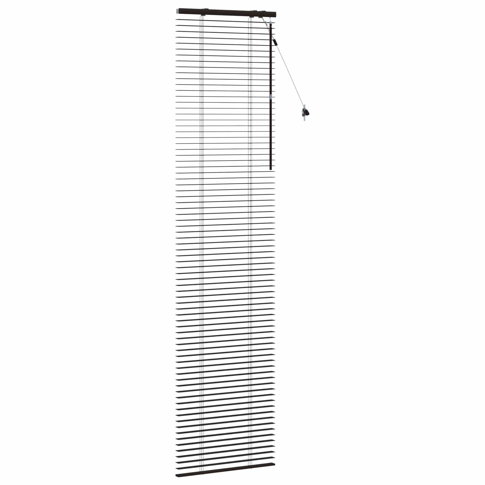 Βενετσιάνικη Σκίαση Σκούρο Καφέ 65 x 250 cm 35 mm - Pakobazaar