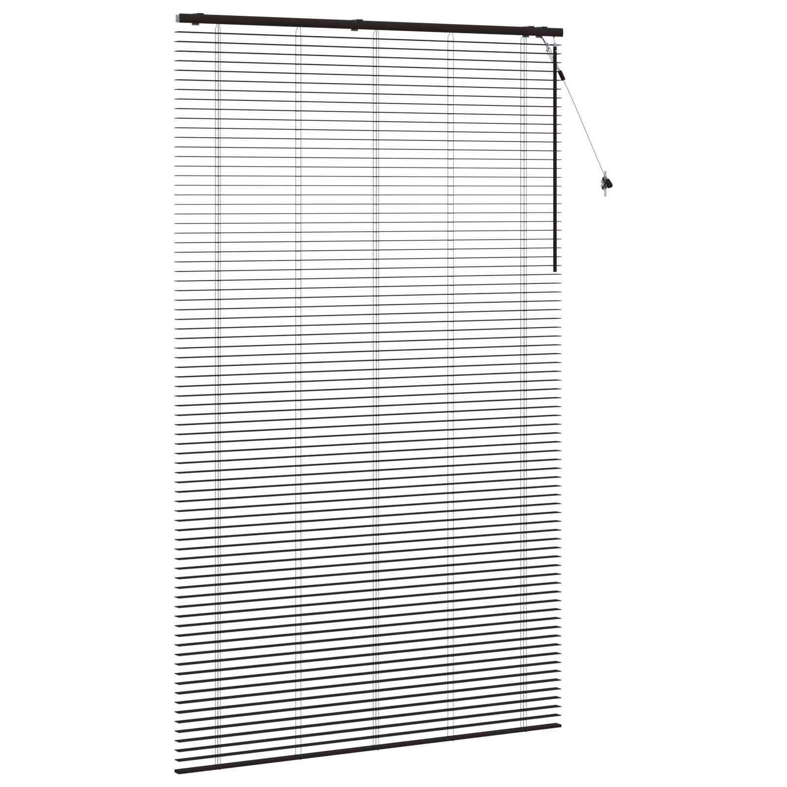 Βενετσιάνικη Σκίαση Σκούρο Καφέ 150 x 250 εκ. 35 mm