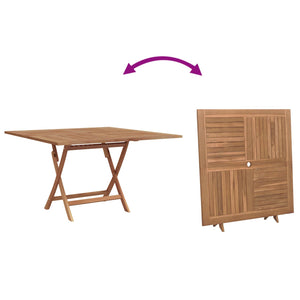 Σέτ φαγητού για κήπο Καφέ Συμπαγές ξύλο teak - Pakobazaar