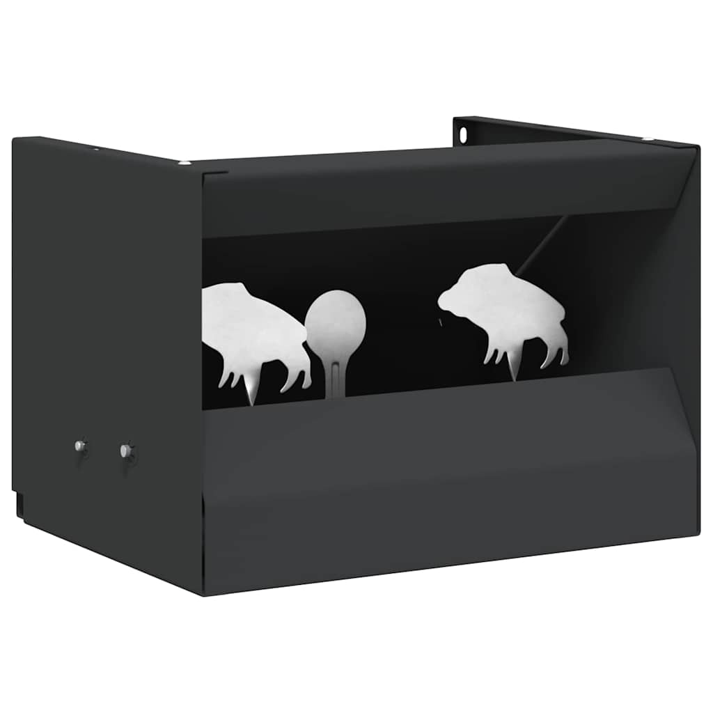 Κουτί Παγίδας Σφαιρών Μαύρο 29 x 22 x 20 εκ Ατσάλι
