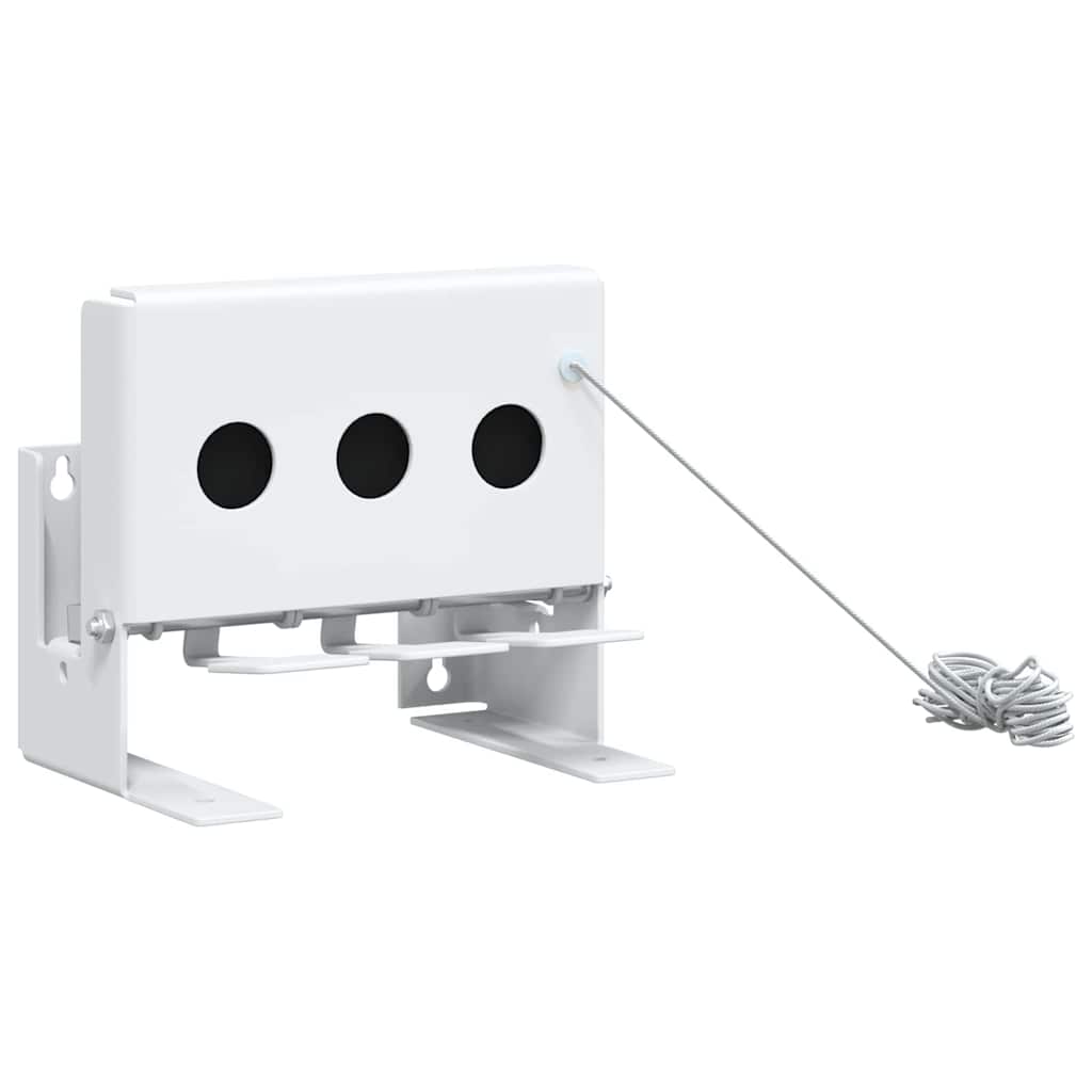 Στόχος Knockdown Βιάθλον Λευκό 18 x 14,5 x 16 εκ. Ατσάλι - Pakobazaar