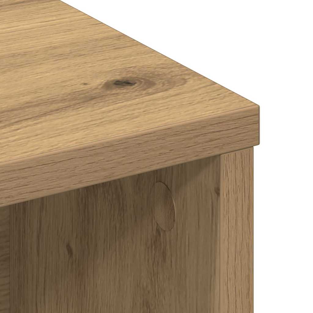 Κρεβάτι με Κεφαλάρι με ράφι Artisan Oak 100 x 19 x 103,5 cm - Pakobazaar