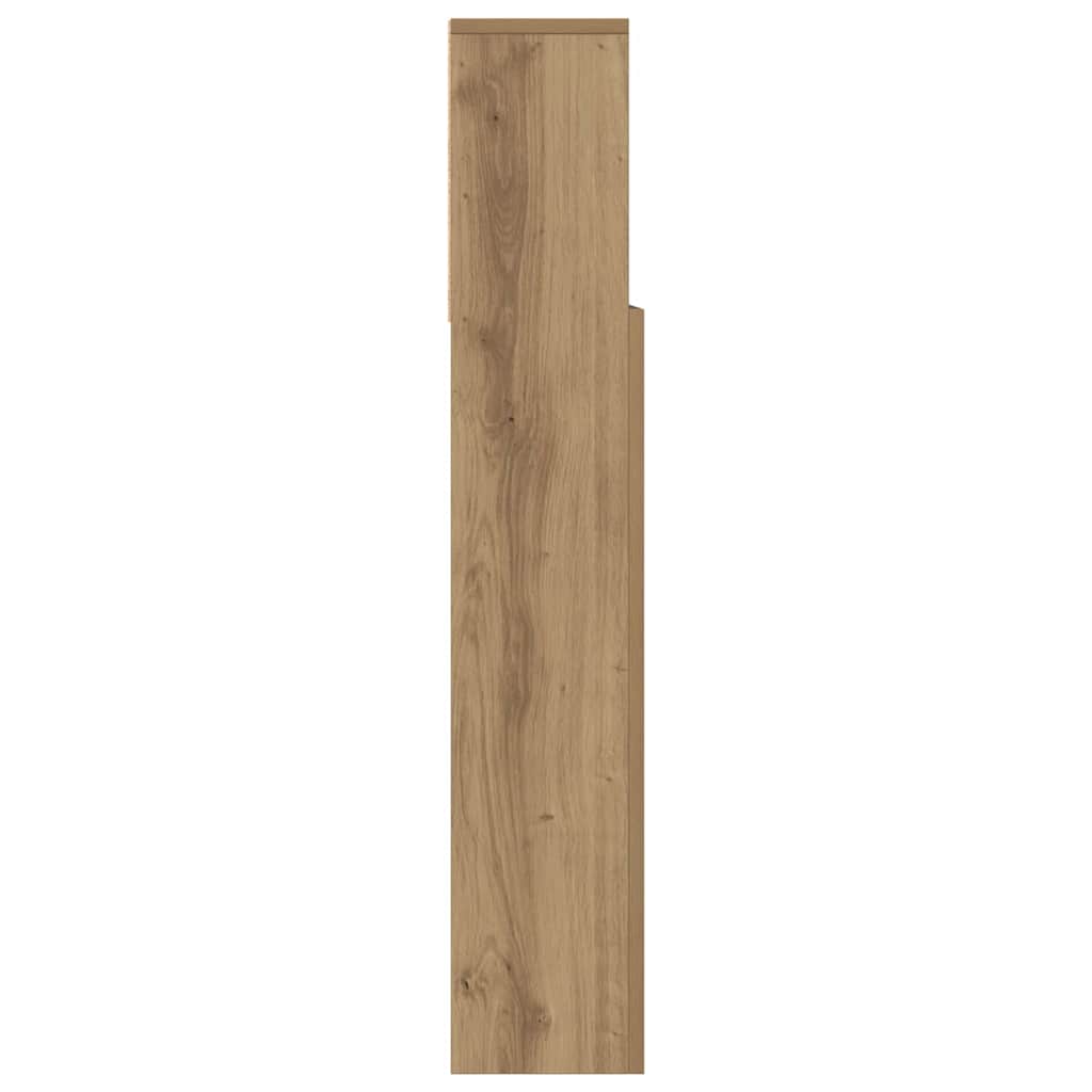 Κρεβάτι με Κεφαλάρι με ράφι Artisan Oak 100 x 19 x 103,5 cm - Pakobazaar