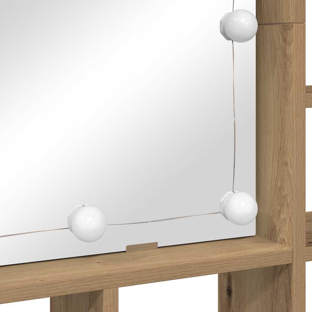 Ντουλάπα Καθρέφτη με ράφι Artisan Oak 91 x 15 x 76,5 εκ. - Pakobazaar