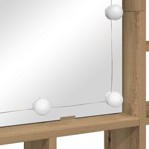 Ντουλάπα Καθρέφτη με ράφι Artisan Oak 91 x 15 x 76,5 εκ. - Pakobazaar
