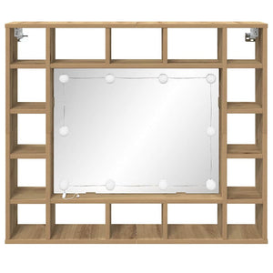 Ντουλάπα Καθρέφτη με ράφι Artisan Oak 91 x 15 x 76,5 εκ. - Pakobazaar
