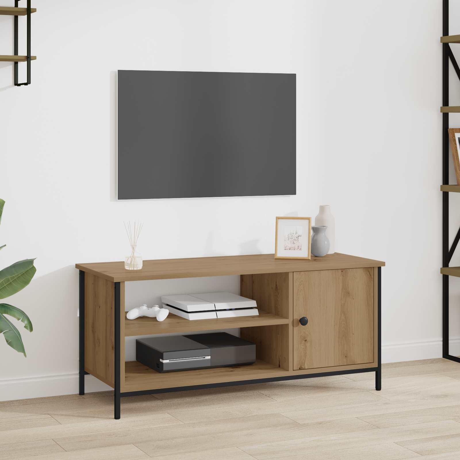 Ντουλάπι TV Artisan Oak 100 x 40 x 45 cm Επεξεργασμένο ξύλο - Pakobazaar
