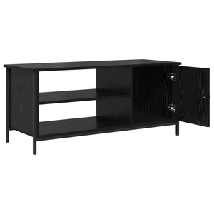 Ντουλάπι TV Μαύρη Οξυά 100 x 40 x 45 cm Επεξεργασμένο ξύλο - Pakobazaar