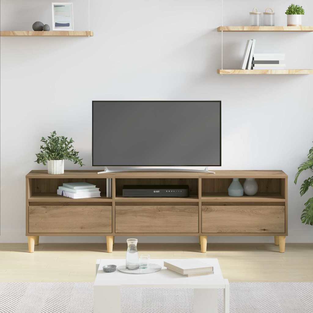 Ντουλάπι TV Artisan Oak 150 x 30 x 45 εκ Επεξεργασμένο ξύλο - Pakobazaar