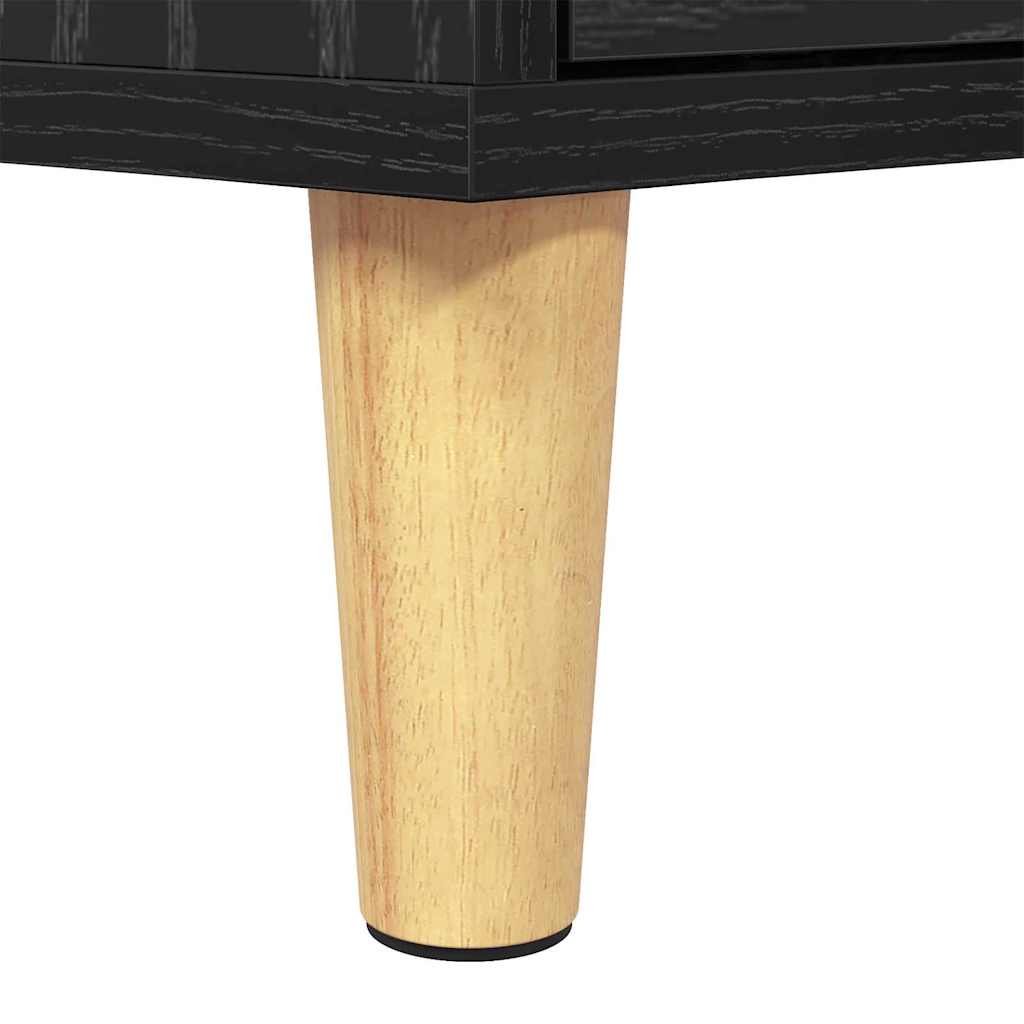 Ντουλάπι TV Μαύρη Οξυά 150 x 30 x 45 εκ Επεξεργασμένο ξύλο - Pakobazaar