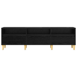 Ντουλάπι TV Μαύρη Οξυά 150 x 30 x 45 εκ Επεξεργασμένο ξύλο - Pakobazaar