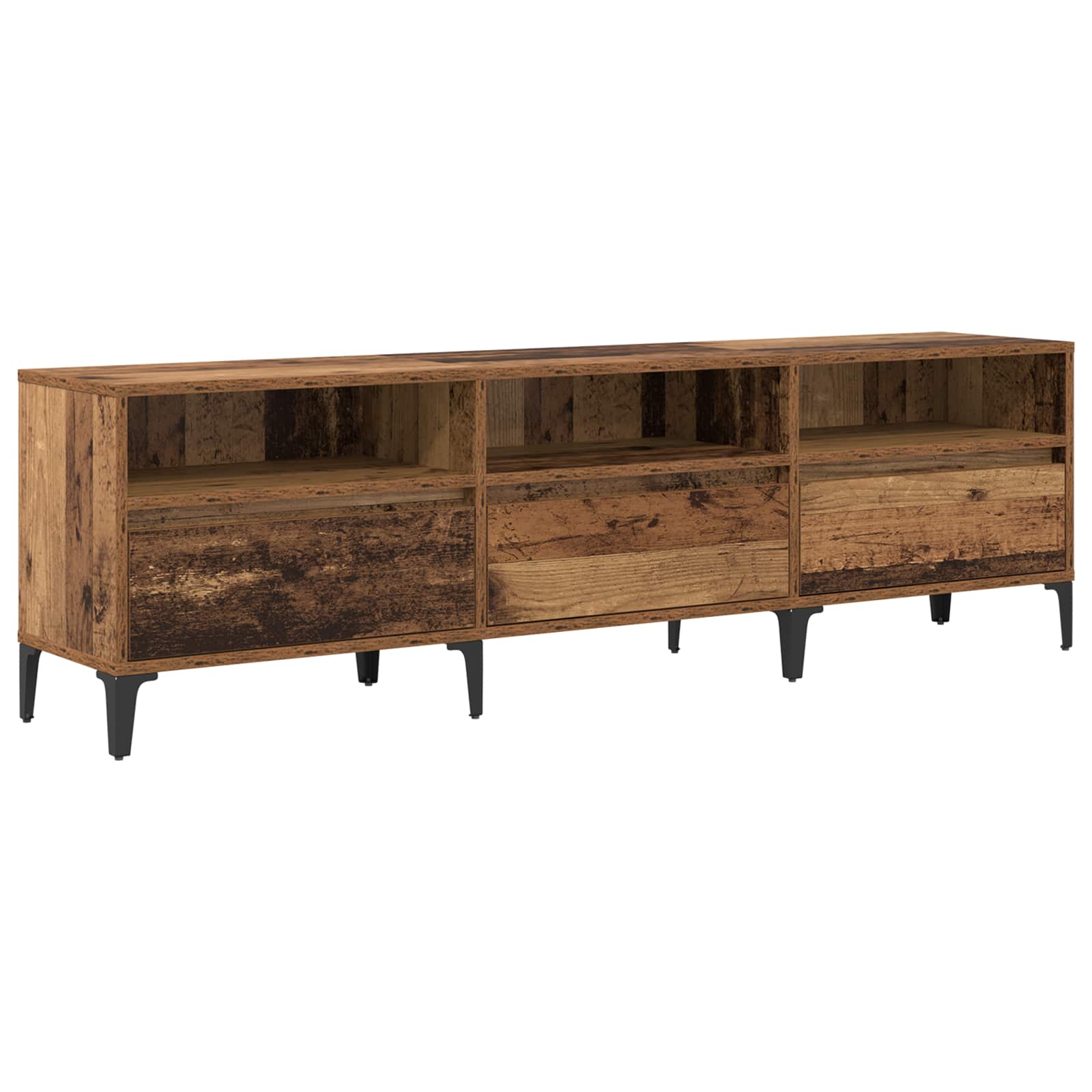 Ντουλάπι TV με συρτάρι Παλιό Ξύλο 150 x 30 x 45 εκ - Pakobazaar