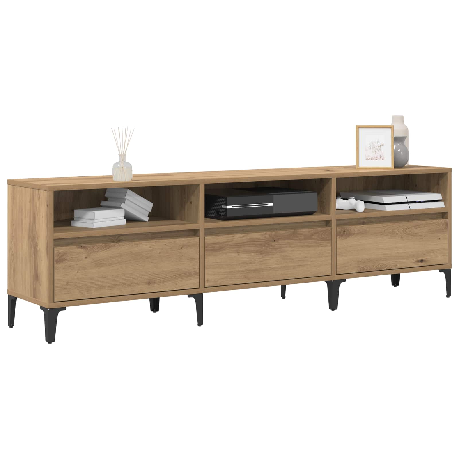 Ντουλάπι TV με συρτάρι Artisan Oak 150 x 30 x 45 εκ - Pakobazaar