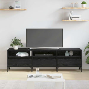 Ντουλάπι TV με συρτάρι Μαύρη Οξυά 150 x 30 x 45 εκ - Pakobazaar