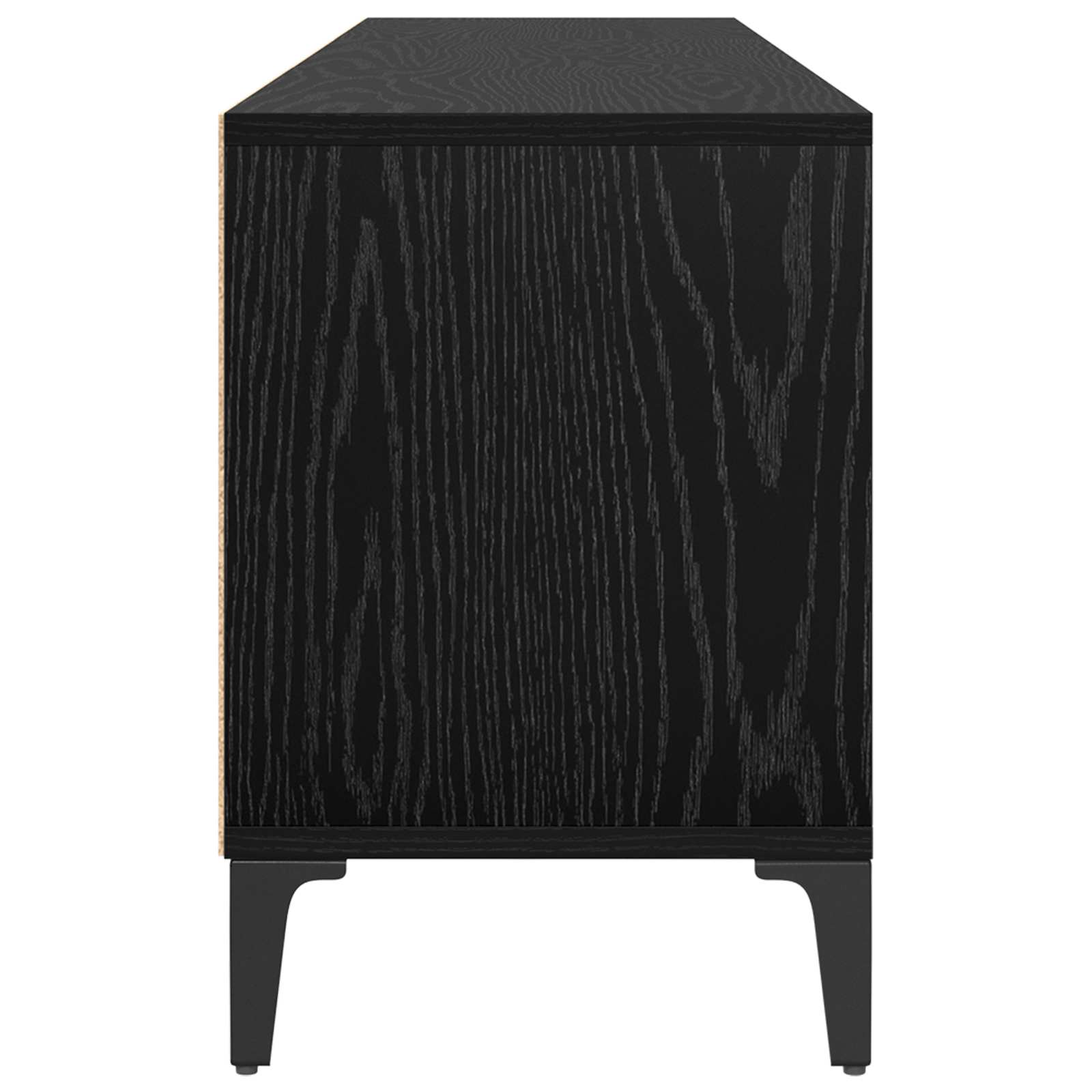 Ντουλάπι TV με συρτάρι Μαύρη Οξυά 150 x 30 x 45 εκ - Pakobazaar
