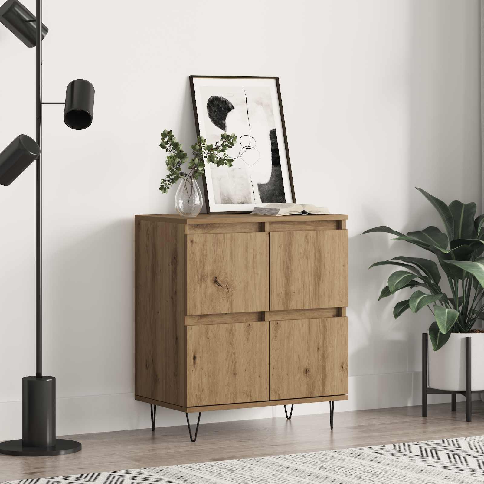 Πλαϊνό γραφείο Artisan Oak 60 x 35 x 70 cm - Pakobazaar