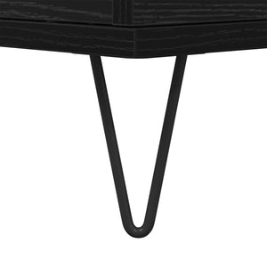 Πλαϊνό γραφείο Μαύρη Οξυά 60 x 35 x 70 cm - Pakobazaar