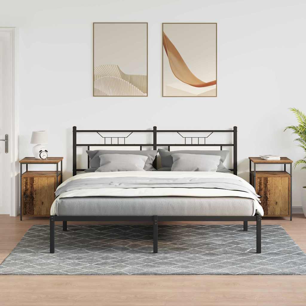 Κομοδίνο Παλιό ξύλο Επεξεργασμένο ξύλο