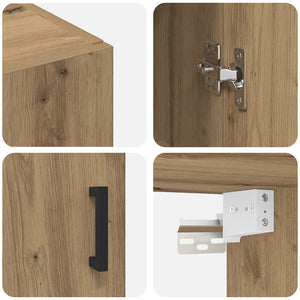 Ντουλάπα Τοίχου Artisan Oak 69,5 x 34 x 90 εκ.
