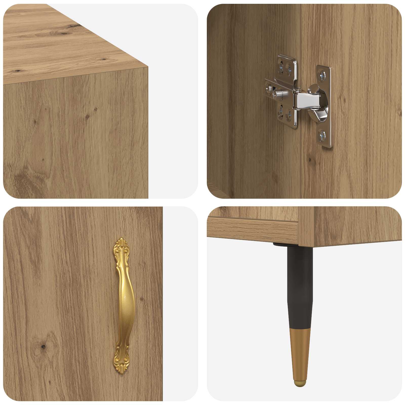 Γραφείο artisan δρυς 140 x 50 x 75 εκ. Επεξεργασμένο ξύλο - Pakobazaar