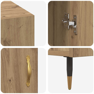 Γραφείο artisan δρυς 140 x 50 x 75 εκ. Επεξεργασμένο ξύλο - Pakobazaar