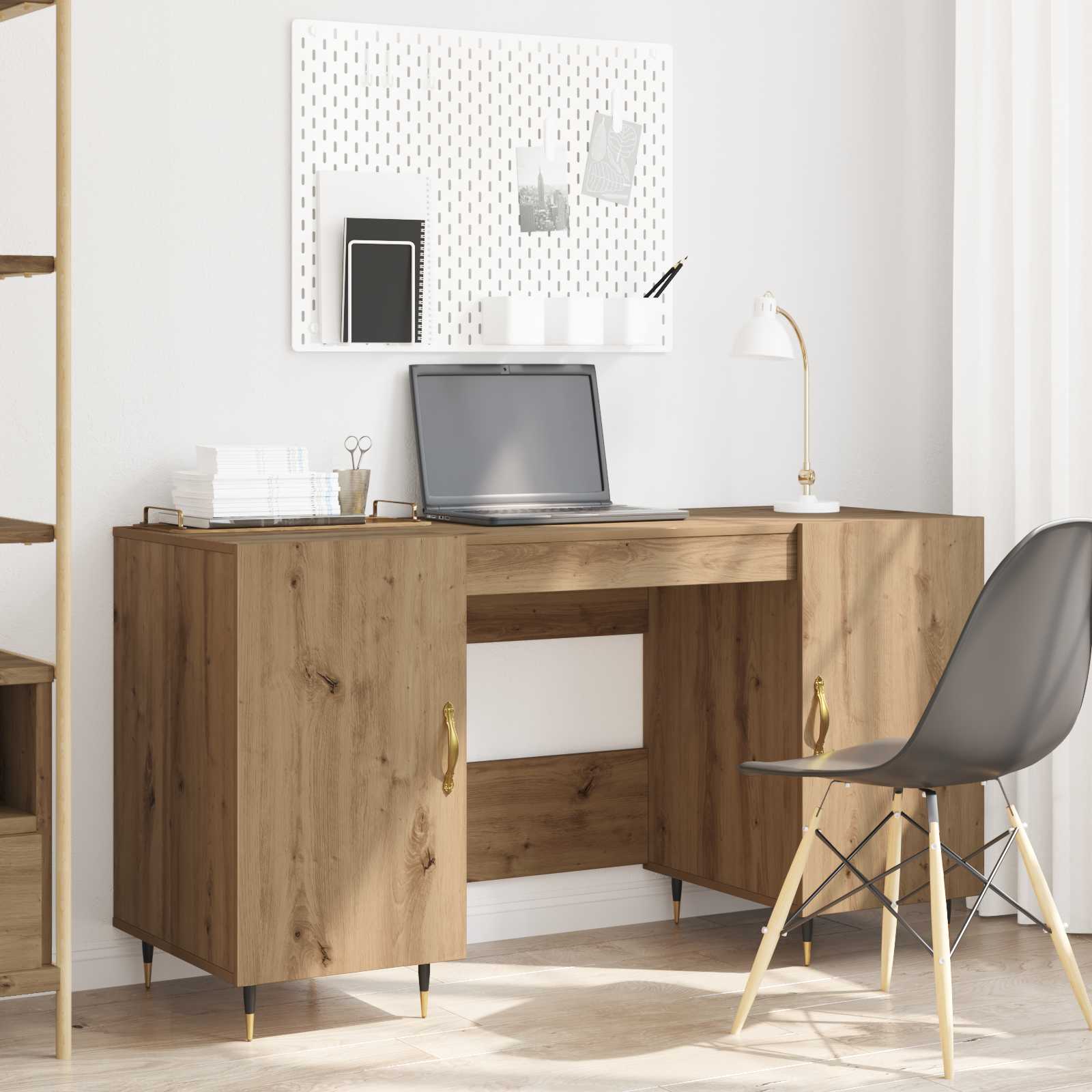 Γραφείο artisan δρυς 140 x 50 x 75 εκ. Επεξεργασμένο ξύλο - Pakobazaar
