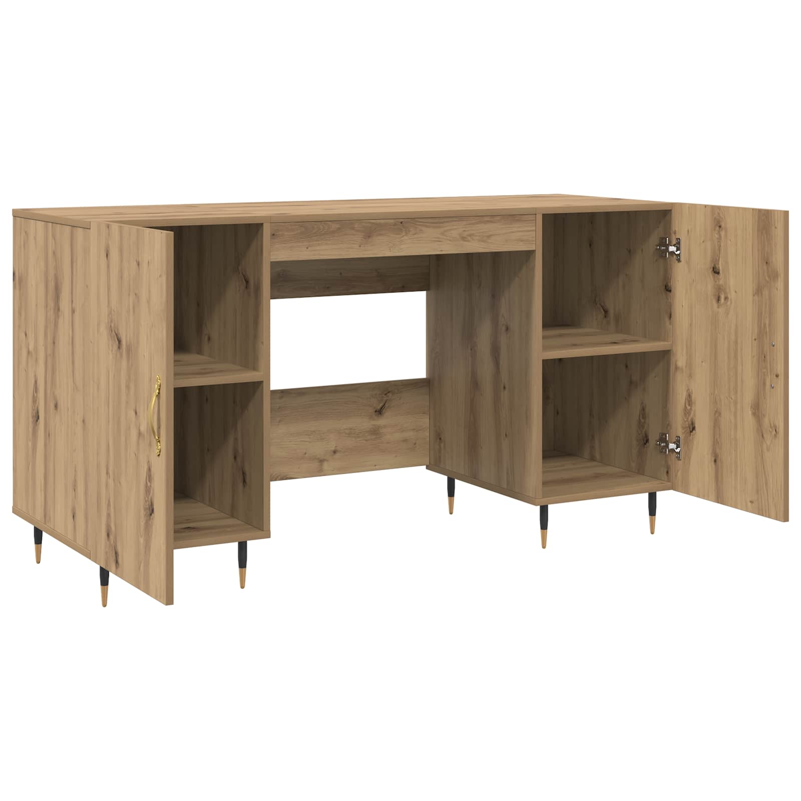 Γραφείο artisan δρυς 140 x 50 x 75 εκ. Επεξεργασμένο ξύλο - Pakobazaar