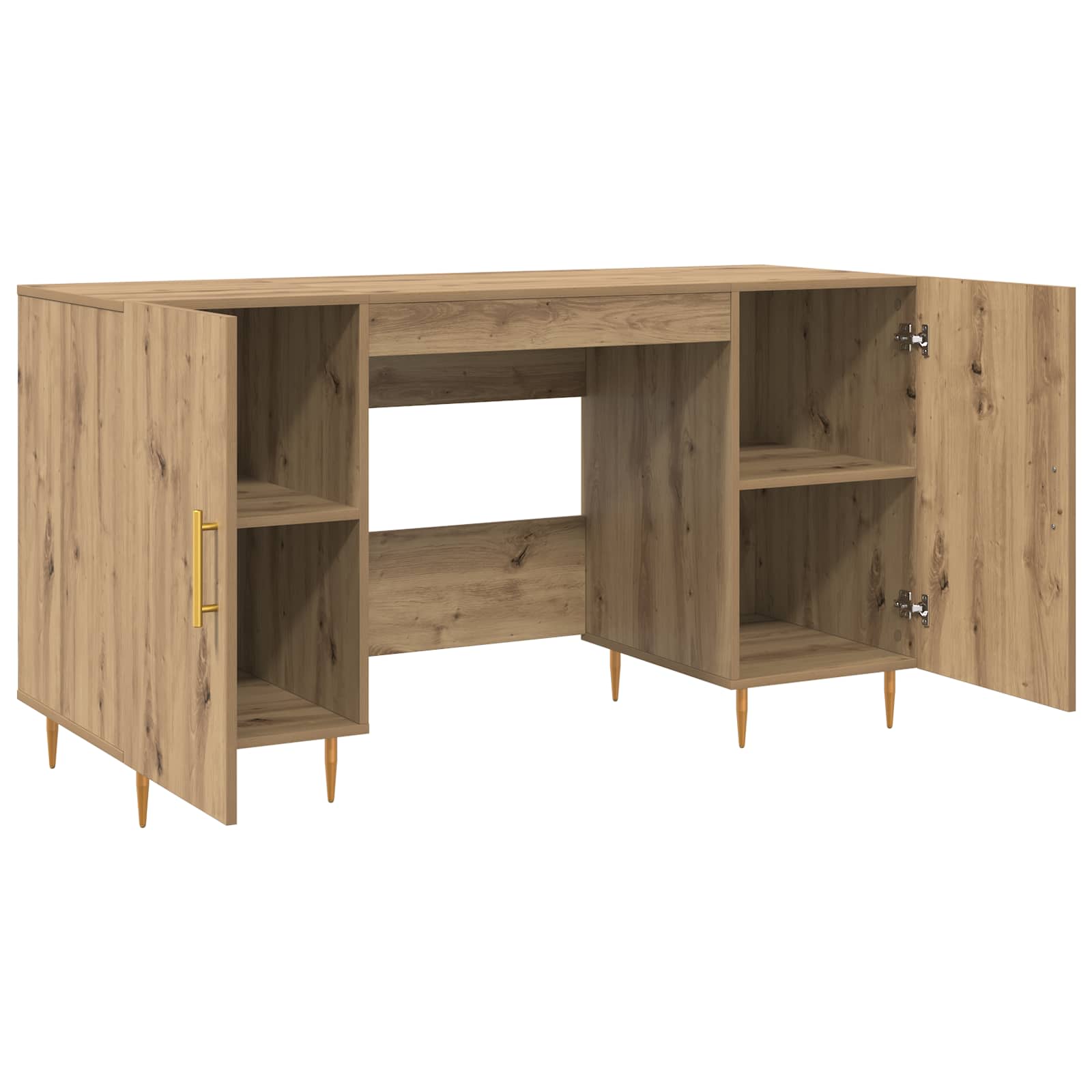 Γραφείο artisan δρυς 140 x 50 x 75 εκ. Επεξεργασμένο ξύλο - Pakobazaar