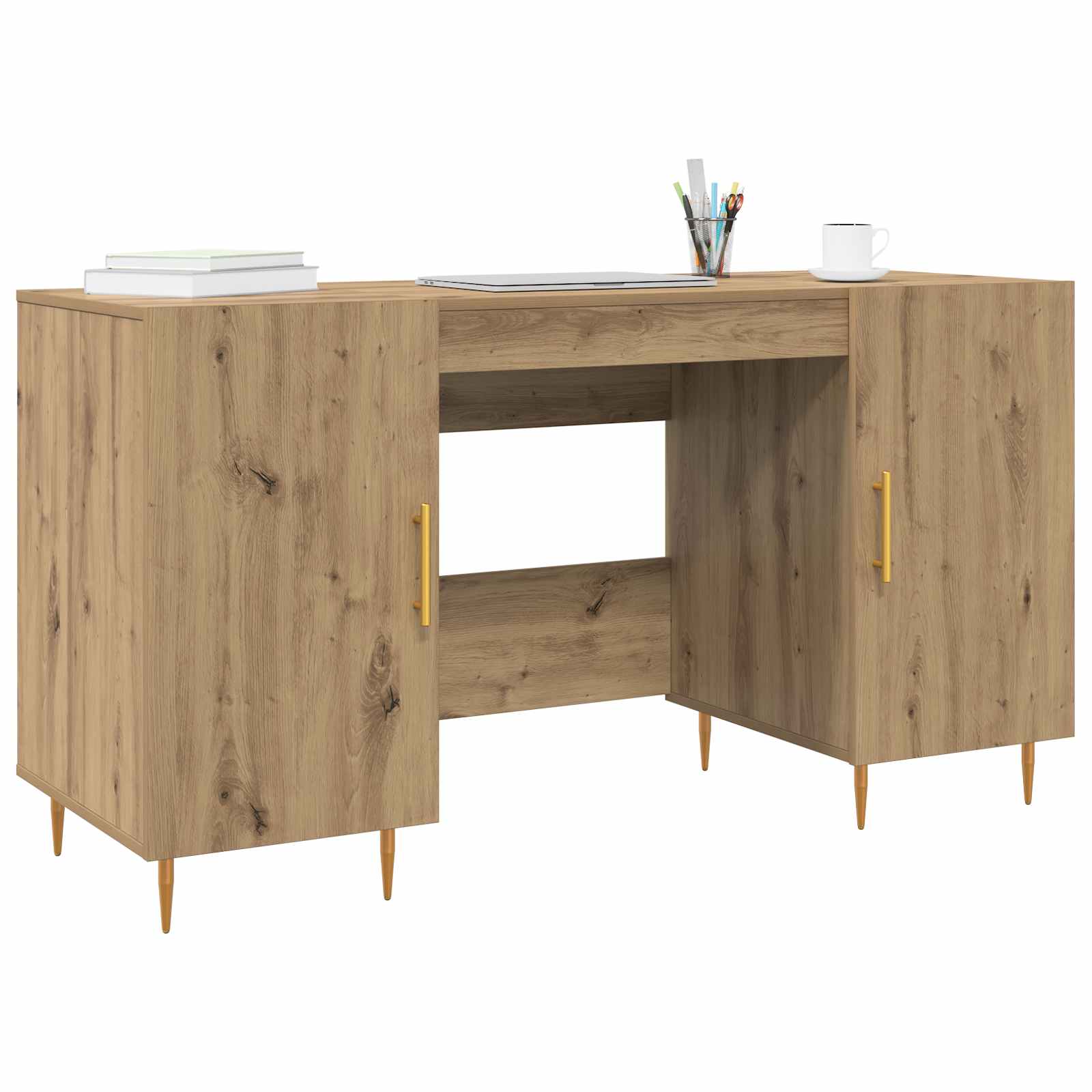 Γραφείο artisan δρυς 140 x 50 x 75 εκ. Επεξεργασμένο ξύλο - Pakobazaar