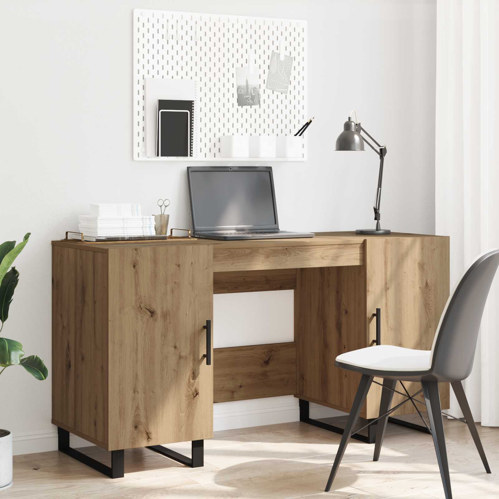Γραφείο artisan δρυς 140 x 50 x 75 εκ. Επεξεργασμένο ξύλο - Pakobazaar