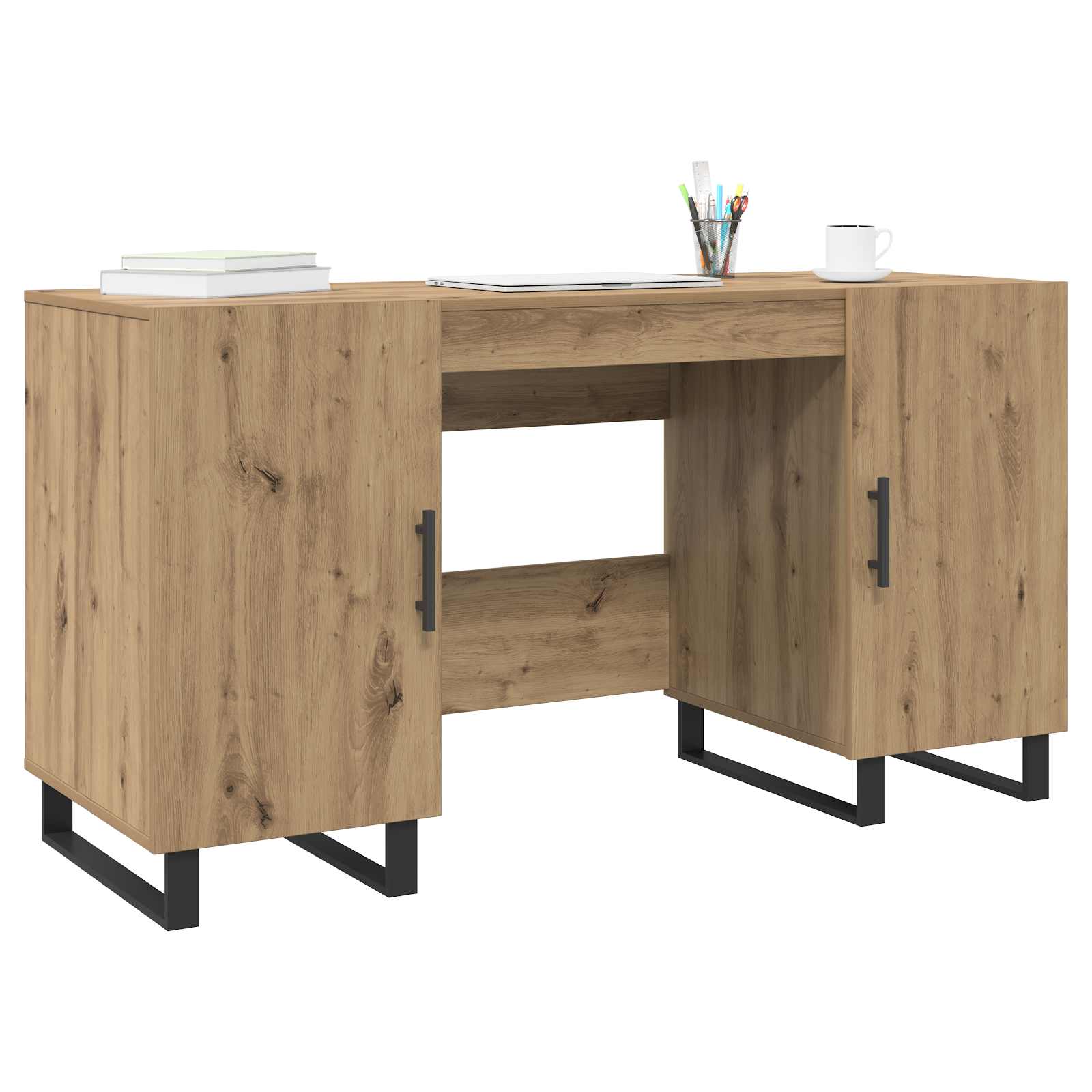 Γραφείο artisan δρυς 140 x 50 x 75 εκ. Επεξεργασμένο ξύλο - Pakobazaar