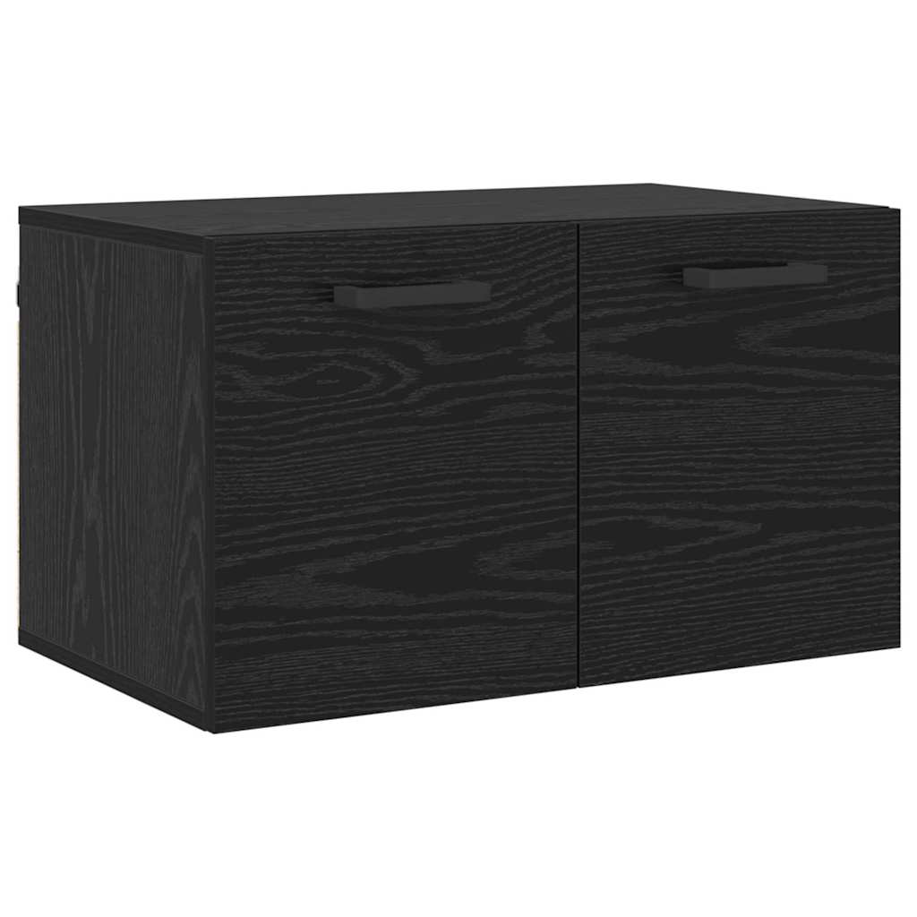 Τοίχου Ντουλάπα Μαύρη Οξυά 60 x 36,5 x 35 cm Επεξεργασμένο ξύλο