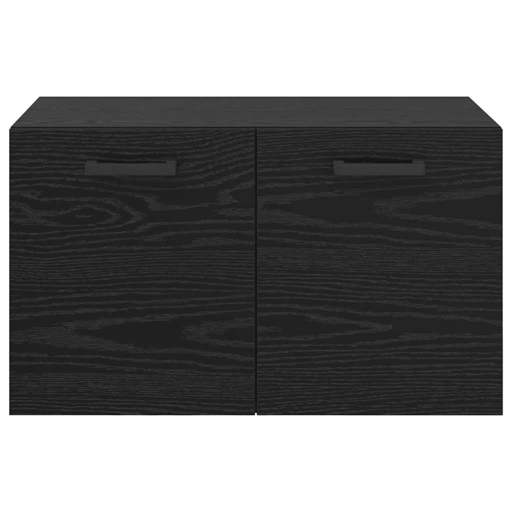 Τοίχου Ντουλάπα Μαύρη Οξυά 60 x 36,5 x 35 cm Επεξεργασμένο ξύλο