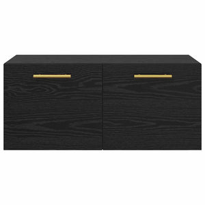 Ντουλάπα Τοίχου 80 x 36.5 x 35 cm Επεξεργασμένο Ξύλο Μαύρη δρυς