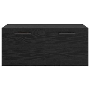 Ντουλάπα Τοίχου 80 x 36.5 x 35 cm Επεξεργασμένο Ξύλο Μαύρη δρυς