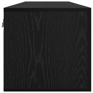Ντουλάπα Τοίχου 80 x 36.5 x 35 cm Επεξεργασμένο Ξύλο Μαύρη δρυς
