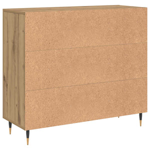 Πλαϊνό γραφείο Artisan Oak 90 x 34 x 80 εκ. Επεξεργασμένο ξύλο - Pakobazaar