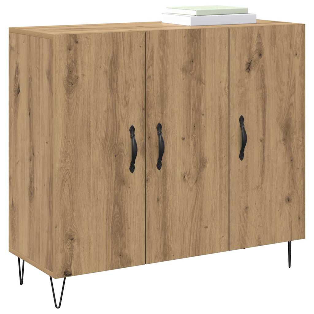 Πλαϊνό γραφείο Artisan Oak 90 x 32,5 x 80 εκ Επεξεργασμένο ξύλο - Pakobazaar