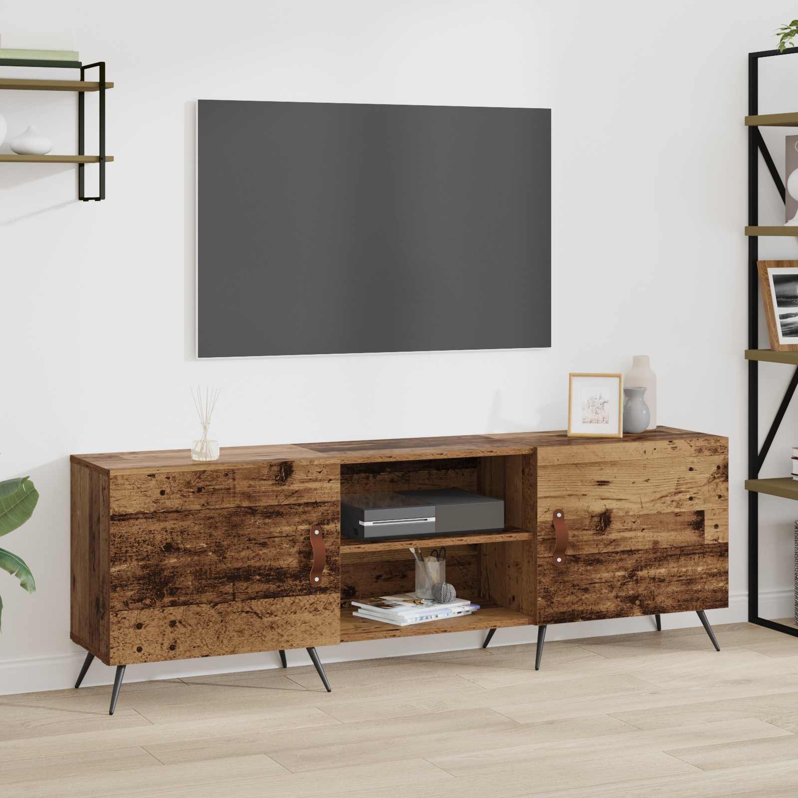 Ντουλάπι TV Παλαιό ξύλο 150 x 30 x 50 cm Επεξεργασμένο ξύλο - Pakobazaar