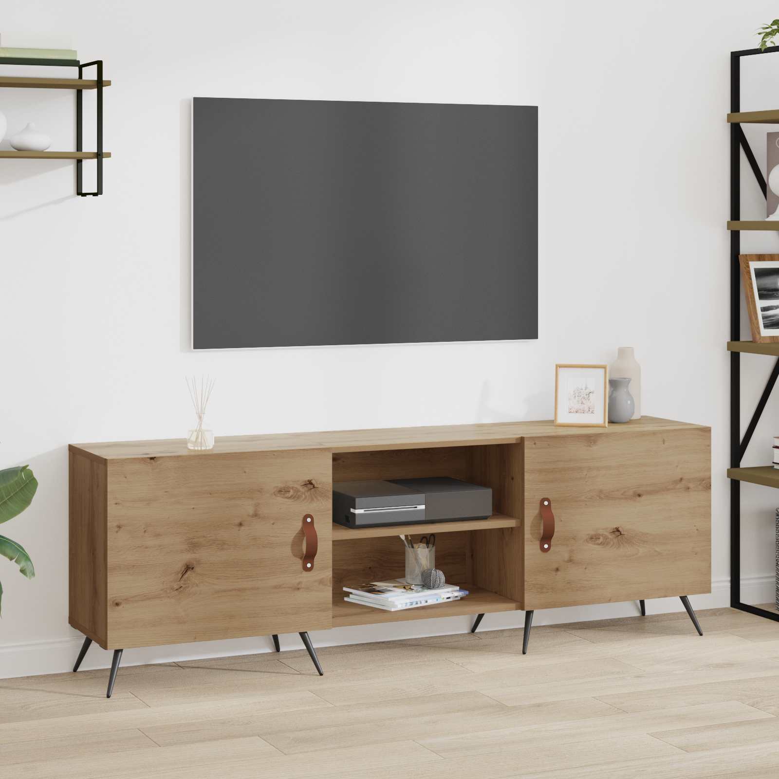 Ντουλάπι TV artisan δρυς 150 x 30 x 50 cm Επεξεργασμένο ξύλο - Pakobazaar