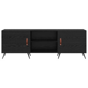Ντουλάπι TV Μαύρη δρυς 150 x 30 x 50 cm Επεξεργασμένο ξύλο - Pakobazaar