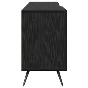 Ντουλάπι TV Μαύρη δρυς 150 x 30 x 50 cm Επεξεργασμένο ξύλο - Pakobazaar