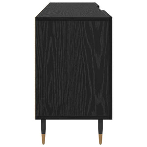 Ντουλάπι TV Μαύρη δρυς 150 x 30 x 50 cm Επεξεργασμένο ξύλο - Pakobazaar