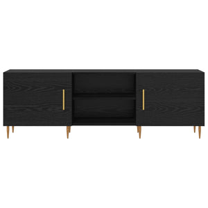 Ντουλάπι TV Μαύρη δρυς 150 x 30 x 50 cm Επεξεργασμένο ξύλο - Pakobazaar