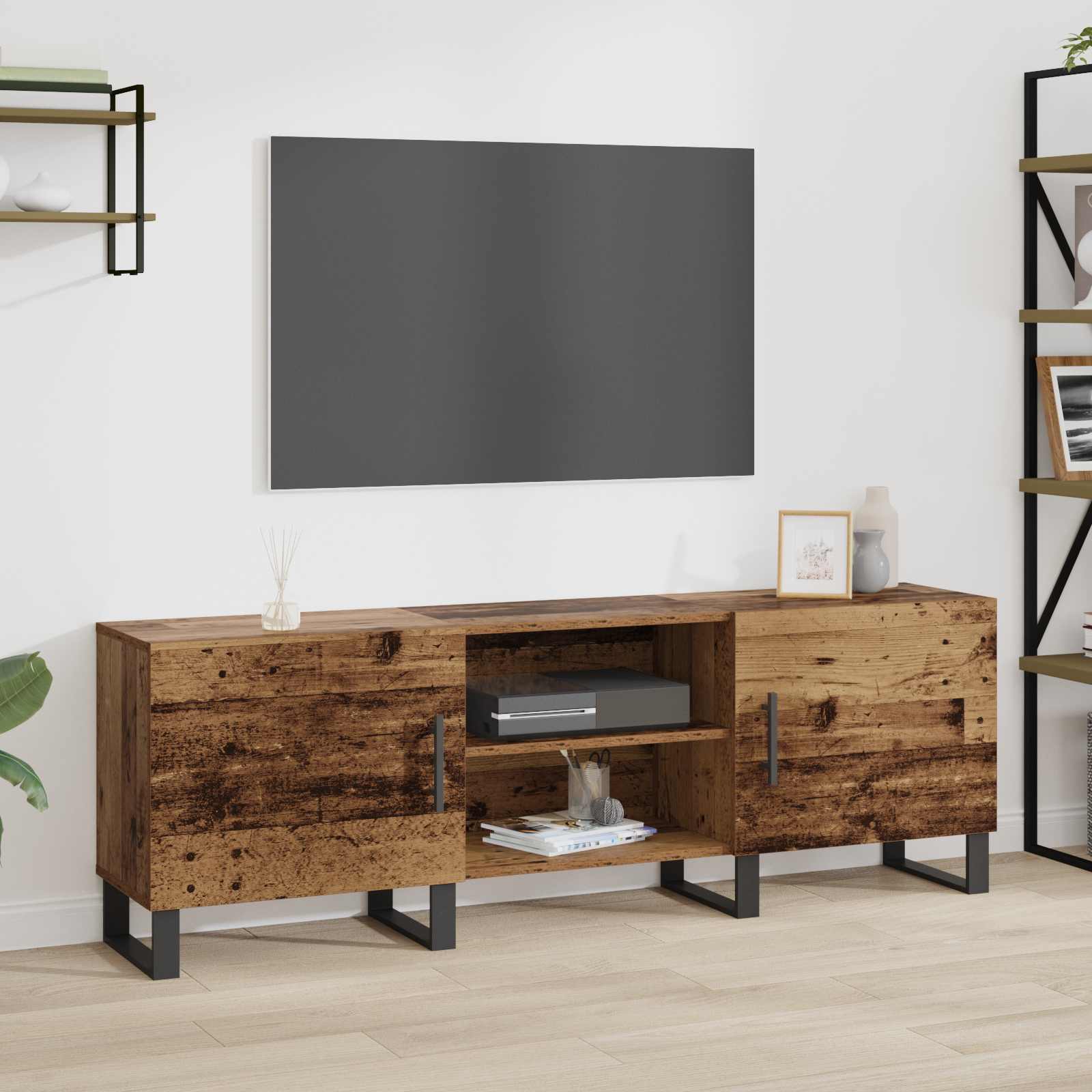 Ντουλάπι TV Παλιό Ξύλο 150 x 30 x 50 cm Επεξεργασμένο ξύλο - Pakobazaar